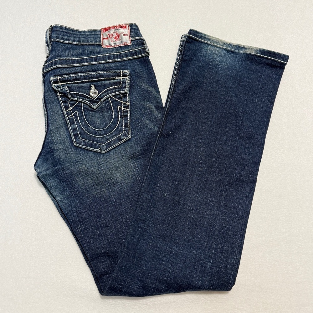 True Religion Becky Big T Boot Cut Jeans Size 29